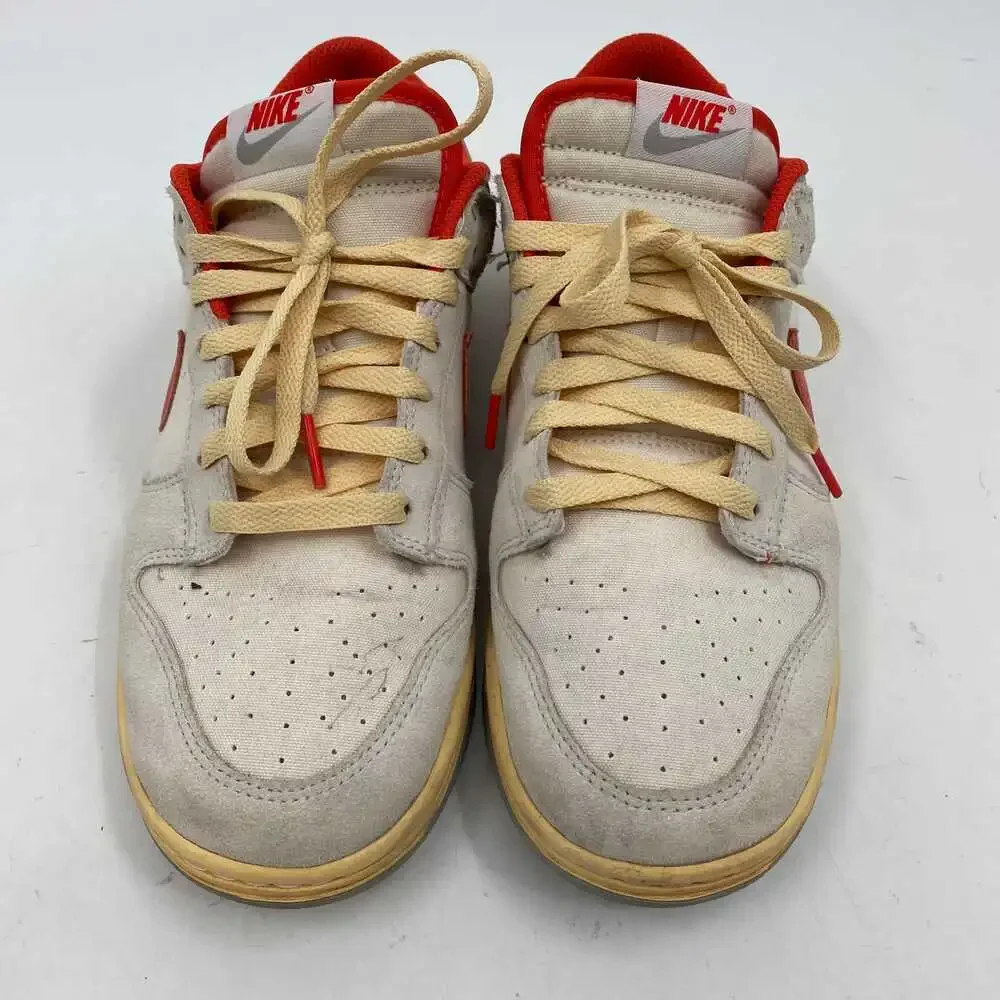 Nike Gray Red Dunk Low Sneakers | Men’s Size 8.5